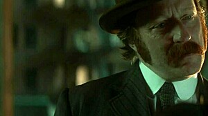 police captain corners beautiful blonde for alley doggystyle threat