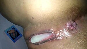 i surprised the cheating wife with rough doggy creampie indoors