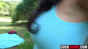 Hotwife Fucks Stranger Right in Front of Cuck Husband