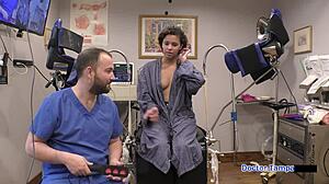 Dr Tampa's Neighbor Rebel Wyatt First Gyno Exam Spreads Wide!