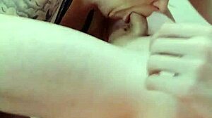 your bitch milf swallows cock deep like a total homemade whore