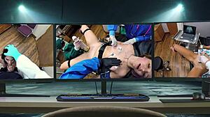 Dr Tampa's Neighbor Rebel Wyatt First Gyno Exam Spreads Wide!