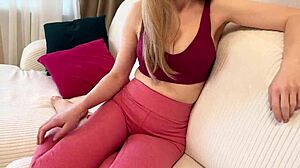 Busty friend's mom lures me rides cowgirl fucks tight pussy russian amateur subtitles