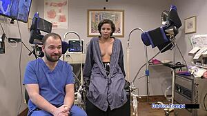 Dr Tampa's Neighbor Rebel Wyatt First Gyno Exam Spreads Wide!