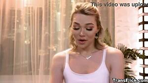 trans yoga instructor emma rose fucks student jewelz blu in class as others zen out