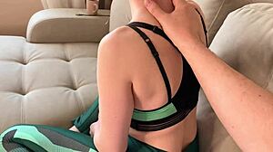 Russian friend's mom pussy fucked post-massage