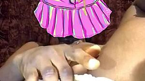 wanna see this levitating pussy with huge clit up close?