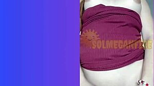 very horny lactating pregnant redhead milf masturbates dildo toys before husband home