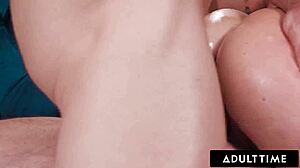 shocked man watches cheating milf wife gangbanged rough double penetration
