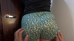 suegra's huge chubby ass shaken doggystyle before creampie pussy fill