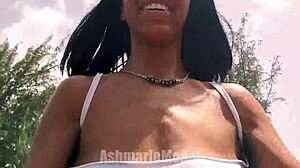 hairy girl's tits bounce out slutwear intro