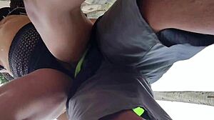 Cheating Wife Sucks Outdoor Before Rough Raw Fuck And Rimming Tease?