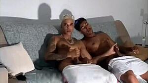 Country Brazilian Bodybuilder Flashes Oiled Ass In Jeans Tease