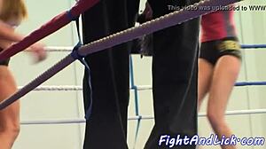 wanna watch dyke babes wrestle lick pussies hard?