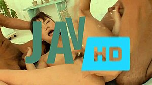 Shaved pussy miyu aoi creams from jav creampie after blowjob!