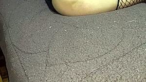 latina bombshell rams her juicy ass homemade webcam style