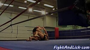 wanna watch dyke babes wrestle lick pussies hard?