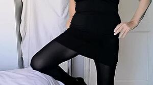 Tights No Panties Party Sexual Tease