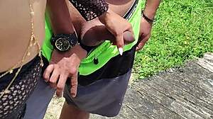 Cheating Wife Sucks Outdoor Before Rough Raw Fuck And Rimming Tease?