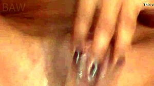 This horny latina brunette teen masturbates wildly for you