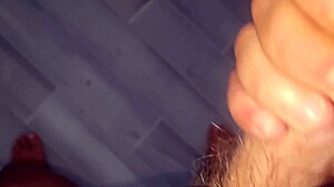 Hot Italian Guy's Close-Up Cumshot Fast Handjob Solo