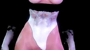 Trans 2B Walks Cock Out Ana Sucks Huge Toy