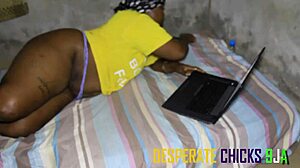 amateur ghetto bbw rides big black cock