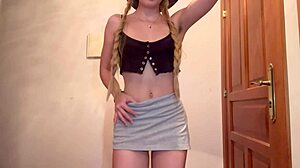 College Coed's Perfect Body Shakes In Mega Squirting Orgasm Video