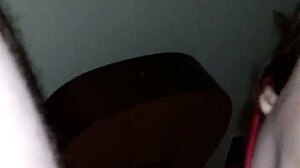 Girlfriend Blindly Sucks While Secretly Filmed!