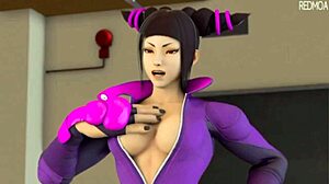 Cammy Battles Yuri in Futanari Action by Redmoa Sub Español