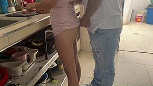 Pantyless Sis-in-Law Sucks Cock!