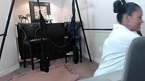 Maxine X Slaps Wet Pussy and Ass in Steamy Solo Dildo Show