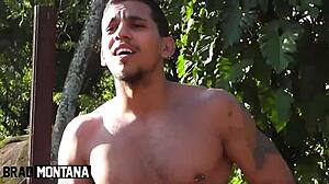 brazilian latina teen offers pussy to gardener for monster cock pounding