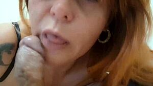 Porcelain redhead doll gags on full cock in deepthroat training