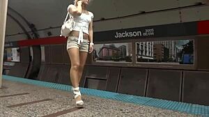 Hot petite asian legs in heels got you staring don't they?