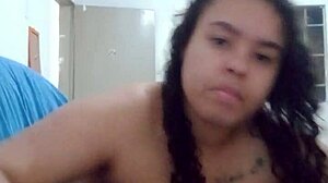 Hot Chick Vibes Pussy and Ass Till She Squirts!