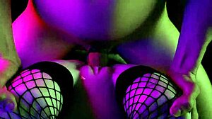 he rips clothes off sexy stripper fucks her hard cums in shaved pussy