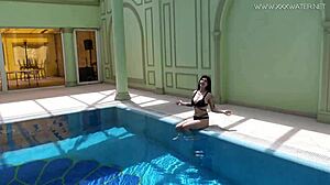 imagine sheril blossom's bikini slipping off underwater in public?