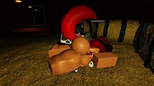 big dicked wolf milks hot cowgirl's tits in deep riding fuck