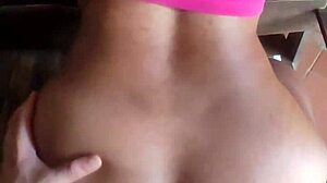 Daddy spanks then slams huge ass anal into submissive fat stepdaughter doggystyle