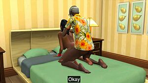 Indian Step Daughter Bursts In on Naked Daddy and Sucks Cock to Cheer Him Up - Desi Teen Fuck