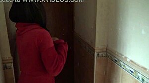 perverted stepmom pisses right in front of shocked stepson pov