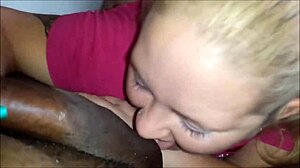 blonde bbw chokes on huge cock cfnm style