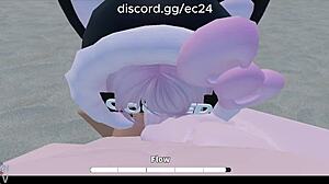 rough beach fuck with deepthroat for roblox slut girl