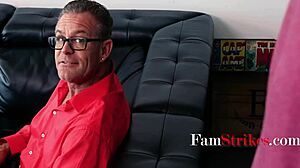 seductive mother-in-law grinds pussy on son-in-law better than old man ever could