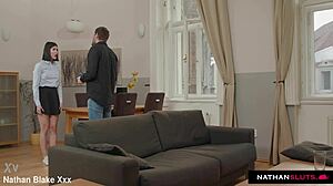 Stepdad Catches Naughty Thief Lady Dee For Hard Punishment