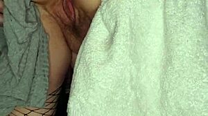 milf's big pussy devours 14-inch dildo whole