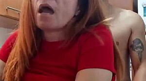 i catch suegra in sexy kitchen outfit and fuck her wildly