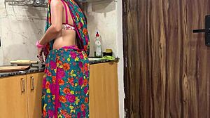 Indian stepmom's hot Hindi roleplay dirty talk video