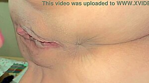 most beautiful shaved virgin pussy licked close up wet